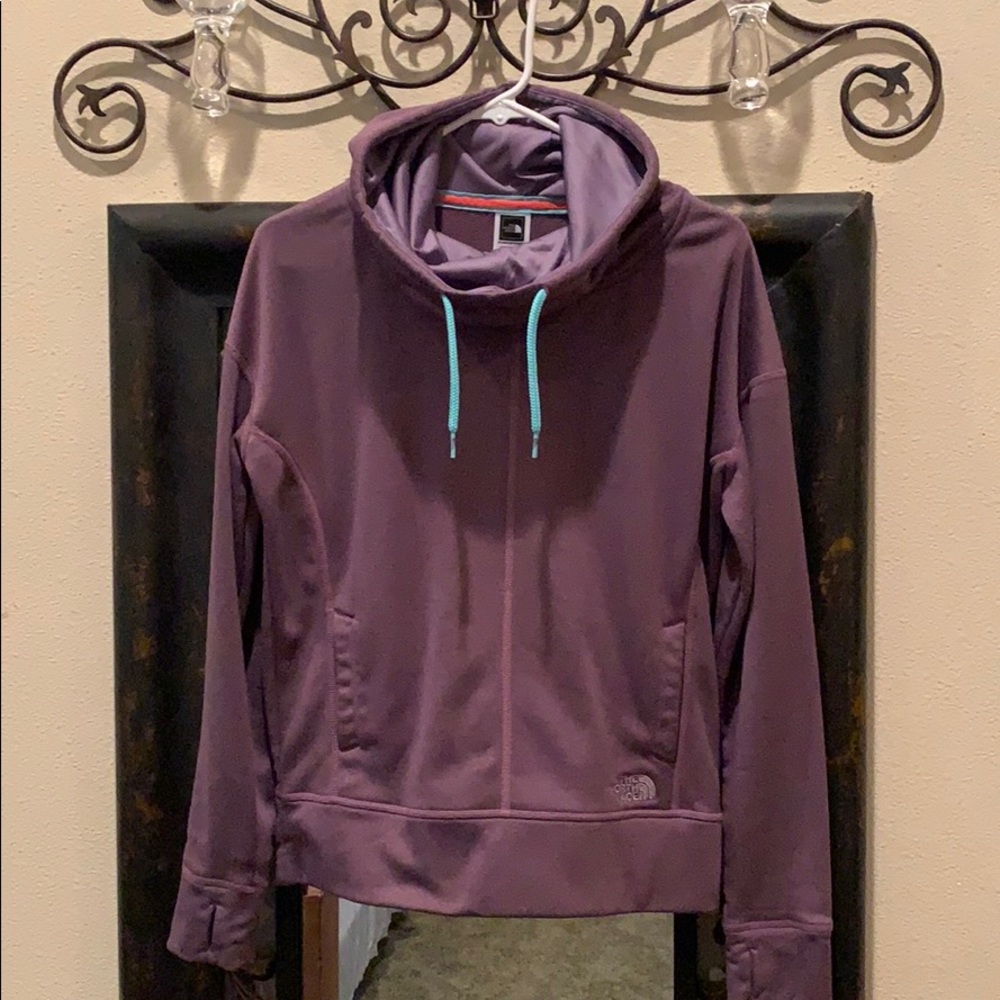 North Face Cowl Neck Hoodie Size M